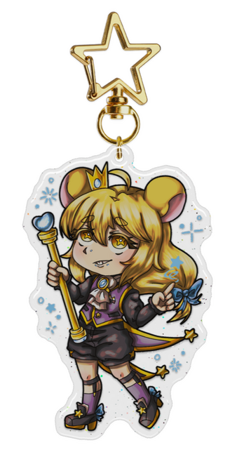 ThePrinceOfFluff Keychain HUMAN