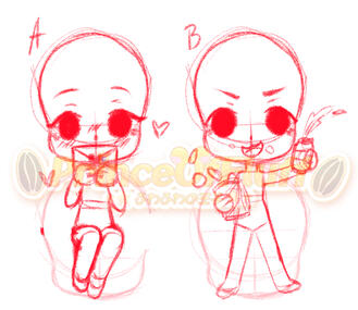 YCH Chibi A And B YCH Chibi A And B